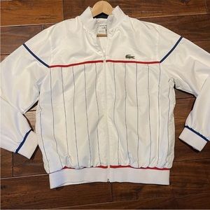 Lacoste x Andy Roddick Track zip tennis Jacket 6 xl Rare